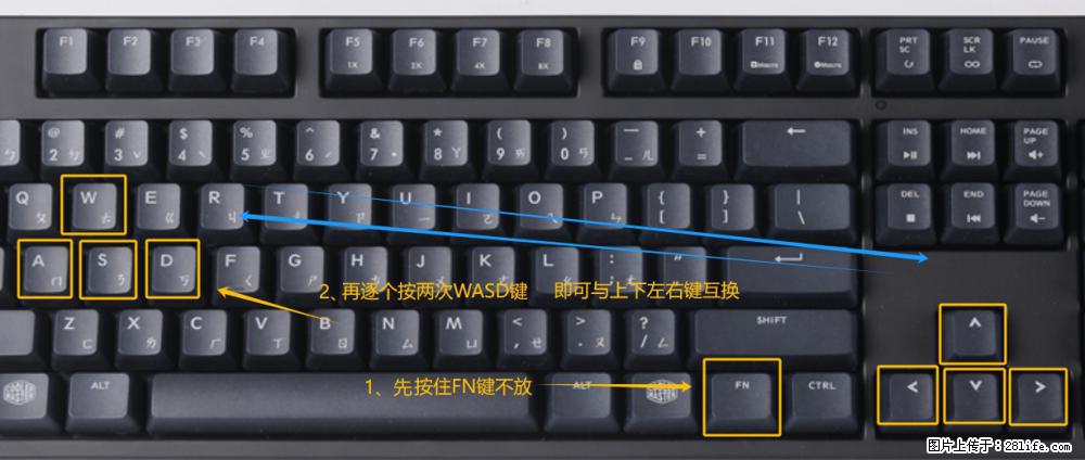 键盘，怎样把wasd键与上下左右方向键互换？ - 生活百科 - 文山生活社区 - 文山28生活网 ws.28life.net